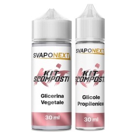 Svaponext - Kit Scomposti - KIT ROSA 60ml 50/50 (30VG+30PG)