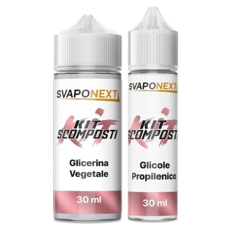 Svaponext - Kit Scomposti - KIT ROSA 60ml 50/50 (30VG+30PG)