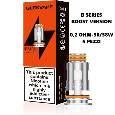 GeekVape  - B COIL BOOST VERSION 0.2 ohm - 5 PEZZI