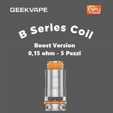 GeekVape  - B COIL BOOST VERSION 0.15 ohm - 5 PEZZI