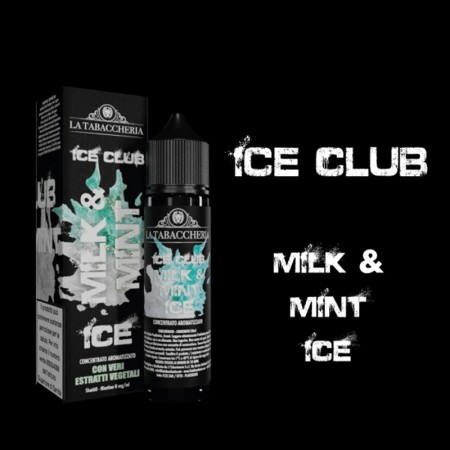 SHOT - La Tabaccheria - Ice club - MILK & MINT ICE - aroma 20+40 in flacone da 60ml