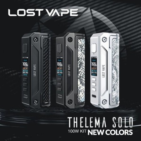 Lost Vape - THELEMA SOLO BOX MOD 100W - New Colors