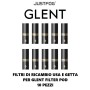 Justfog - GLENT SOFT TIP FILTRI USA E GETTA - 10 PEZZI