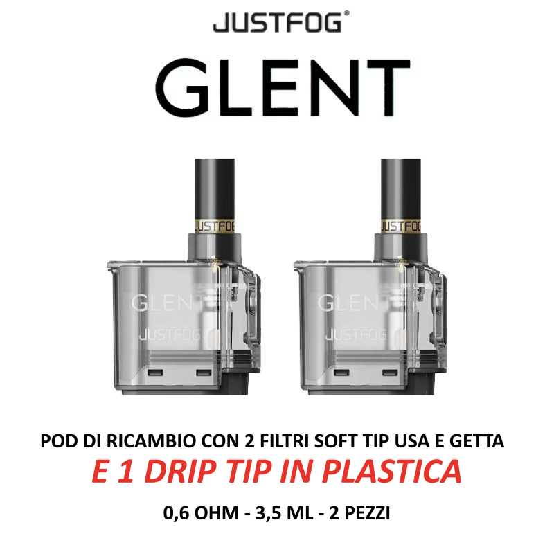 geekvape aegis solo 3 istruzioni Justfog - GLENT FILTER POD 0,6 ohm