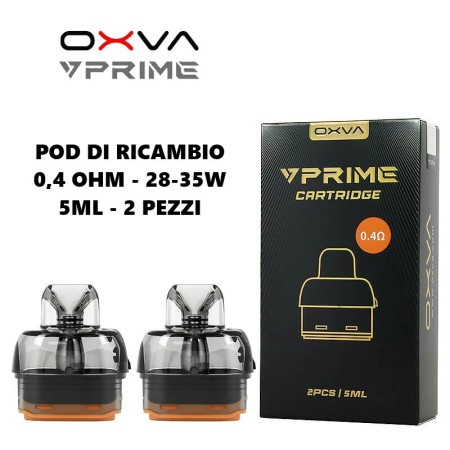 Oxva - VPRIME POD DI RICAMBIO da 0.4 ohm 5ml - 2 PEZZI
