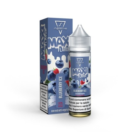 SHOT - Suprem-e - Maxi Flavor - BLUEBERRY ICE - aroma 20+40 in flacone da 60ml