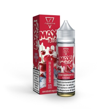 SHOT - Suprem-e - Maxi Flavor - CHERRY RASPBERRY ICE - aroma 20+40 in flacone da 60ml