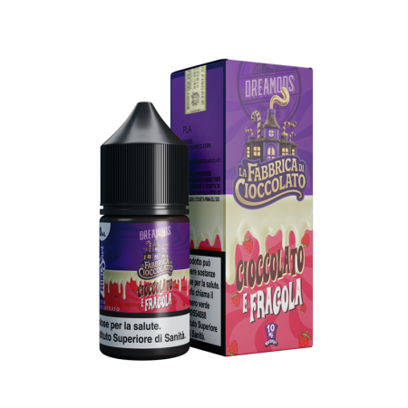 MINI SHOT - Dreamods - La Fabbrica di Cioccolato - CIOCCOLATO E FRAGOLA - aroma 10+10