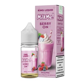 MINI SHOT - King Liquid - Milk Me - BERRY ON - aroma 10+10 in flacone da 30ml