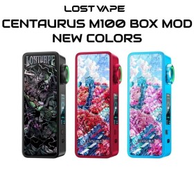 Lost Vape - CENTAURUS M100 BOX MOD 18650 100W - New Colors
