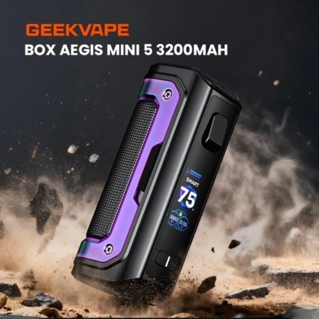 GeekVape - AEGIS MINI 5 BOX MOD 100W - 3200mAh Batteria Integrata