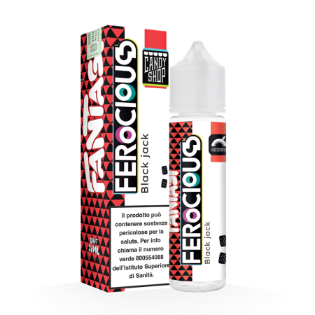 SHOT - Fantasi - Ferocious - BLACK JACK - aroma 20+40 in flacone da 60ml