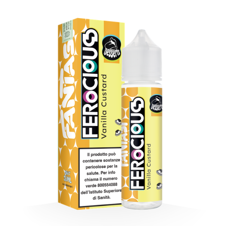 SHOT - Fantasi - Ferocious - VANILLA CUSTARD - aroma 20+40 in flacone da 60ml