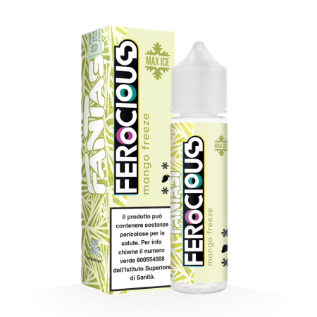 SHOT - Fantasi - Ferocious Max Ice - MANGO FREEZE - aroma 20+40 in flacone da 60ml