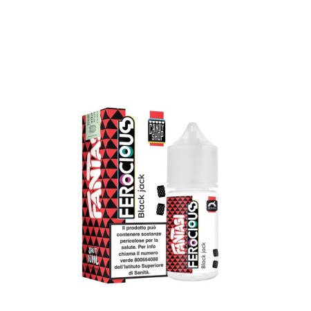 MINI SHOT - Fantasi - Ferocious - BLACK JACK  - aroma 10+10 in flacone da 30ml