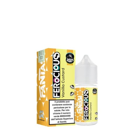 MINI SHOT - Fantasi - Ferocious - VANILLA CUSTARD  - aroma 10+10 in flacone da 30ml