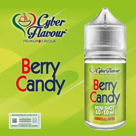 MINI SHOT - Cyber Flavour - Fruttati - BERRY CANDY - aroma 10+10 in flacone da 30ml
