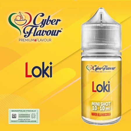 MINI SHOT - Cyber Flavour - Cremosi - LOKI - aroma 10+10 in flacone da 30ml