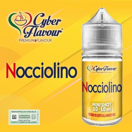 MINI SHOT - Cyber Flavour - Cremosi - NOCCIOLINO - aroma 10+10 in flacone da 30ml