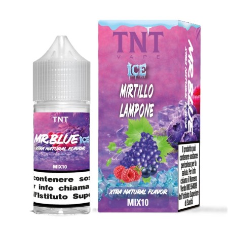 MINI SHOT - TNT Vape - Fruity Ice - MR BLUE ICE - aroma 10+10 in flacone da 30ml