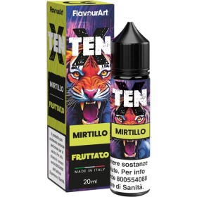 SHOT - Flavour Art - Ten X - MIRTILLO - aroma 20+40 in flacone da 60ml