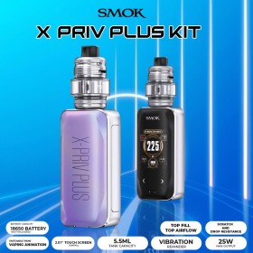 Smoktech - X-PRIV PLUS KIT DUAL 18650 con TF-D SUBTANK