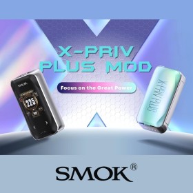Smoktech - X-PRIV PLUS BOX MOD DUAL 18650 - 225W