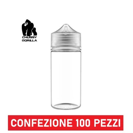 BOCCETTA CHUBBY GORILLA V3 IN PET 100ml - CONFEZIONE 100 PEZZI