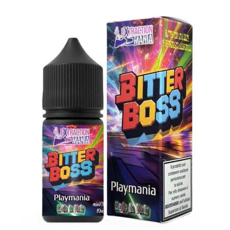 MINI SHOT - Playmania by Extraction Mania - BITTER BOSS - aroma 10+10 in flacone da 30ml