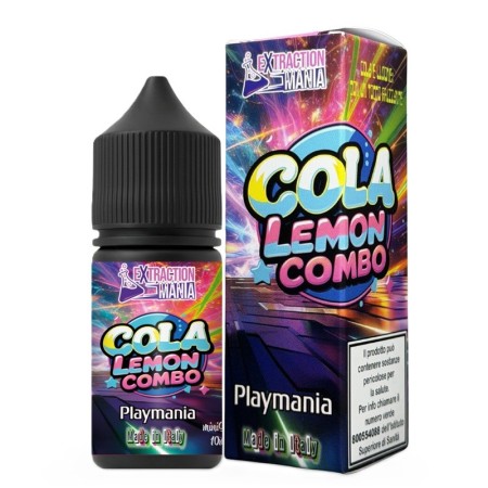 MINI SHOT - Playmania by Extraction Mania - COLA LEMON COMBO - aroma 10+10 in flacone da 30ml