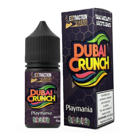 MINI SHOT - Playmania by Extraction Mania - DUBAI CRUNCH - aroma 10+10 in flacone da 30ml