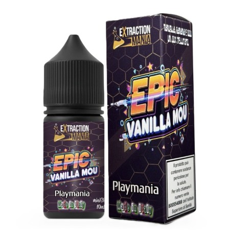 MINI SHOT - Playmania by Extraction Mania - EPIC VANILLA MOU - aroma 10+10 in flacone da 30ml