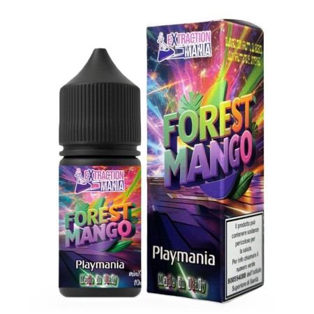 MINI SHOT - Playmania by Extraction Mania - FOREST MANGO - aroma 10+10 in flacone da 30ml