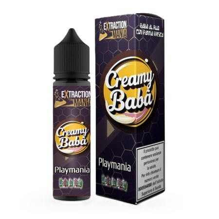 SHOT - Playmania by Extraction Mania - CREAMY BABÀ - aroma 20+40 in flacone da 60ml