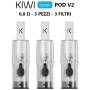 Kiwi Vapor - Kiwi Spark POD DI RICAMBIO V2 da 0.8Ω - 3 PEZZI