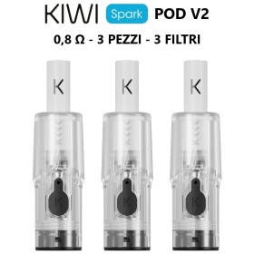 Kiwi Vapor - Kiwi Spark POD DI RICAMBIO V2 da 0.8Ω - 3 PEZZI
