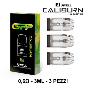 Uwell - CALIBURN G POD DI RICAMBIO 0,6Ω 3ml - 3 PEZZI