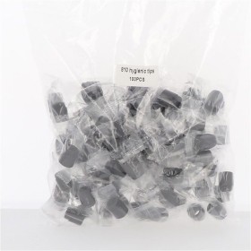 Drip Tip 810 Monouso in Silicone - Black - PACK 100pz