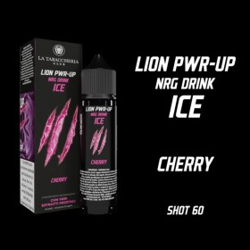 SHOT - La Tabaccheria - Lion Pwr-Up - NRG DRINK ICE CHERRY - aroma 20+40 in flacone da 60ml