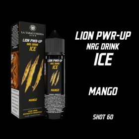 SHOT - La Tabaccheria - Lion Pwr-Up - NRG DRINK ICE MANGO - aroma 20+40 in flacone da 60ml