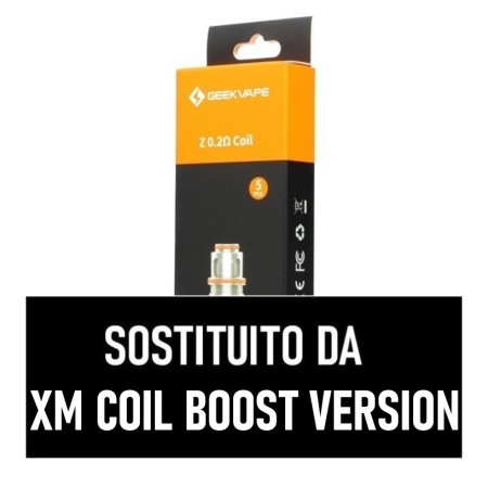 GeekVape - Zeus Sub Ohm  SERIE Z COIL MESH 0.2Ohm - 5 PEZZI (SOSTITUITO DA XM COIL BOOST VERSION)