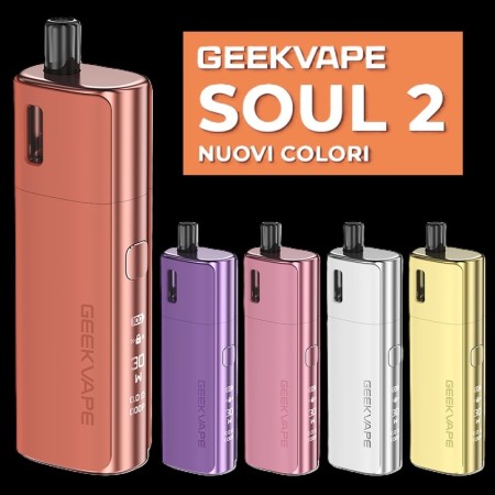 Geekvape - SOUL 2 POD MOD 2100mAh - Nuovi Colori