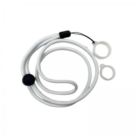 LACCETTO DA COLLO PORTA POD REGOLABILE - Bianco
