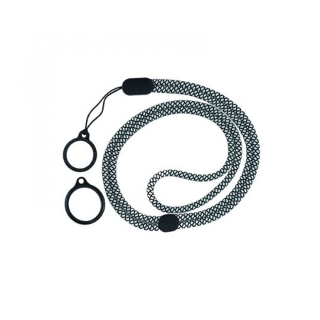 LACCETTO DA COLLO PORTA POD REGOLABILE - Nero e Grigio