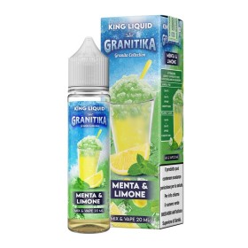 SHOT - King Liquid - Granitika - MENTA & LIMONE - aroma 20+40 in flacone da 60ml