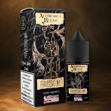 MINI SHOT - Alchemica Blend by Extraction Mania - PRIVILEGIO N°4 - aroma 10+10 in flacone da 30ml