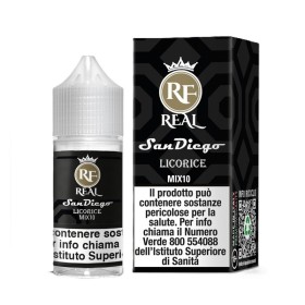 MINI SHOT - Real Farma - SAN DIEGO LICORICE - aroma 10+10 in flacone da 30ml
