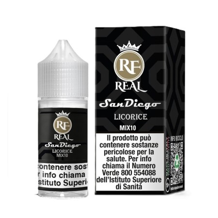 MINI SHOT - Real Flavors - SAN DIEGO LICORICE - aroma 10+10 in flacone da 30ml