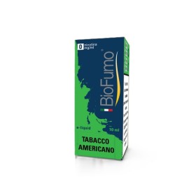 Biofumo - TABACCO AMERICANO - 0mg/ml - Liquido pronto 10ml