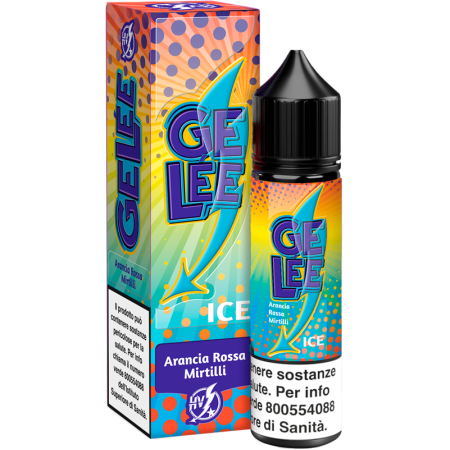SHOT - Flavour Art - High Voltage - Gelee - ARANCIA ROSSA E MIRTILLI ICE - aroma 20+40 in flacone da 60ml